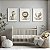 Quadro Decorativo Infantil Zebrinha Elefantinho Leãozinho Selva Safari - Imagem 1