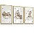 Kit 3 Quadros Decorativos Infantil Ursinho Dormindo Nuvem Pescador - Imagem 4