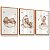 Kit 3 Quadros Decorativos Infantil Ursinho Dormindo Nuvem Pescador - Imagem 3
