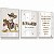 Kit 3 Quadros Cowboy Menino Oração Nome Personalizado Quarto Infantil Cavalinho - Imagem 2