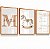 Kit 3 Quadros Decorativos Infantil Cavalinho Branco Oração Nome Personalizado Quarto - Imagem 5