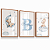 Kit 3 Quadros Infantil Ursinho Nome Personalizado Pescando Lua Estrelas Tons Azuis Quarto - Imagem 5