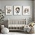 Kit 3 Quadros Decorativos Infantil Ursinho Flores Bicicleta Menina Tranças Quarto Criança - Imagem 1