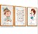 Kit 3 Quadros Decorativos Irmãs Meninas Salmos Nome Personalizado Infantil Quarto de Criança - Imagem 6