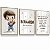 Quadros Decorativos Kit 3 Infantil Menino Ursinho Nome Oração Quarto Personalizado - Imagem 3