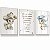 Quadro Decorativo Infantil Cavalinhos Cowboy Chapéu Oração Santo Anjo kit 3 - Imagem 2