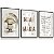 Quadro Decorativo Infantil Kit 3 Infantil Ovelhinha Oração Salmos Nome Personalizado - Imagem 6