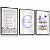 Quadro Decorativo Infantil Cogumelos Nome Personalizado Salmos Flores - Imagem 6