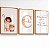 Kit 3 Quadros Decorativos Infantil Jesus Pastor de Ovelha Salmo Nome Personalizado - Imagem 5