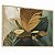 Quadro Decorativo Arte Botânica Abstrata Folhagem Folhas Tons Verde Dourado Laranja Natureza - Imagem 5