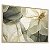 Quadro Decorativo Folhas Tons Bege Verde Delicadas Pétalas Suaves Natureza - Imagem 4