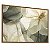 Quadro Decorativo Folhas Tons Bege Verde Delicadas Pétalas Suaves Natureza - Imagem 2