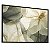 Quadro Decorativo Folhas Tons Bege Verde Delicadas Pétalas Suaves Natureza - Imagem 6