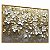 Quadro Decorativo Flores Branca Douradas Delicadas Galho Natureza - Imagem 3