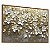 Quadro Decorativo Flores Branca Douradas Delicadas Galho Natureza - Imagem 2