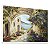 Quadro Decorativo Vilarejo Paisagem a Beira Mar Pintura Vilarejo Flores Rua - Imagem 4