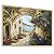 Quadro Decorativo Vilarejo Paisagem a Beira Mar Pintura Vilarejo Flores Rua - Imagem 5