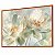 Quadro Decorativo Floral Flores Tons Claros Verde Branco Luxo Natureza - Imagem 5