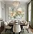 Quadro Decorativo Floral Flores Tons Claros Verde Branco Luxo Natureza - Imagem 1