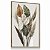 Quadro Decorativo Folhas Secas Tons Laranja Verde Trigo Natureza - Imagem 2