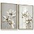 Quadro Decorativo Flores Delicadas Folhas Pétalas Brancas Natureza Clean - Imagem 3