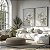 Quadro Decorativo Flores Delicadas Folhas Pétalas Brancas Natureza Clean - Imagem 1