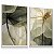 Quadro Decorativo Arte Floral Pétalas Delicadas Tons Verde e Bege Natureza Clean - Imagem 3