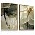Quadro Decorativo Arte Floral Pétalas Delicadas Tons Verde e Bege Natureza Clean - Imagem 4