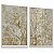 Quadro Decorativo Flores Delicadas Pequenas Pétalas Tons Claros Natureza Kit 2 - Imagem 2