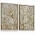 Quadro Decorativo Flores Delicadas Pequenas Pétalas Tons Claros Natureza Kit 2 - Imagem 3