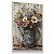Quadro Decorativo Rústico Flores Vintage Floral Regador Plantas - Imagem 2