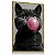 Quadro Decorativo Gatinho Cinza Gato Mascando Chiclete Cat Animais - Imagem 5