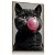 Quadro Decorativo Gatinho Cinza Gato Mascando Chiclete Cat Animais - Imagem 6