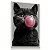 Quadro Decorativo Gatinho Cinza Gato Mascando Chiclete Cat Animais - Imagem 4