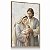 Quadro Decorativo Sagrada Família Jesus Maria José Religioso Tons Claros - Imagem 3