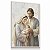 Quadro Decorativo Sagrada Família Jesus Maria José Religioso Tons Claros - Imagem 2