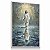 Quadro Decorativo Jesus Reflexo Água Pintura Religioso Tons Azul - Imagem 5