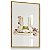 Quadro Decorativo Nutrição Nutricionista Balança Pés Saúde Corpo Feminino Flores Rosas - Imagem 3