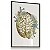 Quadro Decorativo Cérebro Tons Azuis Anatomia Humana Medicina Clínica Médica e Psicológica - Imagem 5