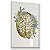 Quadro Decorativo Cérebro Tons Azuis Anatomia Humana Medicina Clínica Médica e Psicológica - Imagem 2