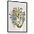 Quadro Decorativo Anatomia Coração Flores Medicina Psicologia Tons Azuis - Imagem 6
