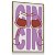 Quadro Decorativo Drink Cheers Cin Cin Taça Vinho Vintage Gourmet - Imagem 3