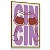 Quadro Decorativo Drink Cheers Cin Cin Taça Vinho Vintage Gourmet - Imagem 4