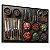 Quadro Decorativo Temperos Folhas Tomate Facas Churrasco Mise en Place - Imagem 2