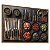 Quadro Decorativo Temperos Folhas Tomate Facas Churrasco Mise en Place - Imagem 3