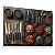 Quadro Decorativo Temperos Folhas Tomate Facas Churrasco Mise en Place - Imagem 4
