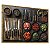 Quadro Decorativo Temperos Folhas Tomate Facas Churrasco Mise en Place - Imagem 5