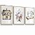 Quadro Decorativo Linhas Tesoura Atelier Manequim Costureira Kit 3 Quadros Flores - Imagem 3