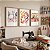 Quadro Decorativo Costura Tesoura Atelier Costureira Máquina Rosa Flores Kit 3 Quadros - Imagem 1