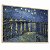 Quadro Decorativo A Noite Estrelada Sobre o Ródano Vincent Van Gogh Pintura - Imagem 5
